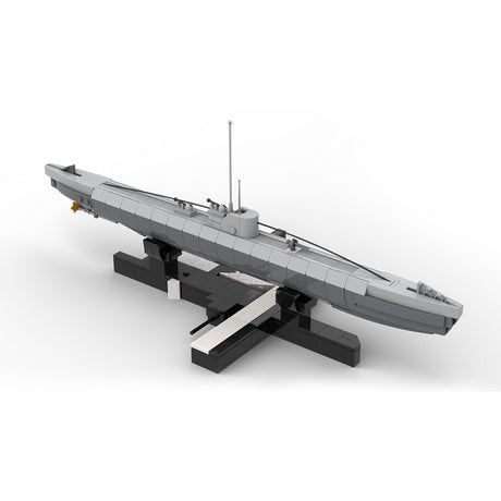 1/200 Scale German U - 156 WWII U - boat Klemmbausteine - LesDiy - Klemmbausteine