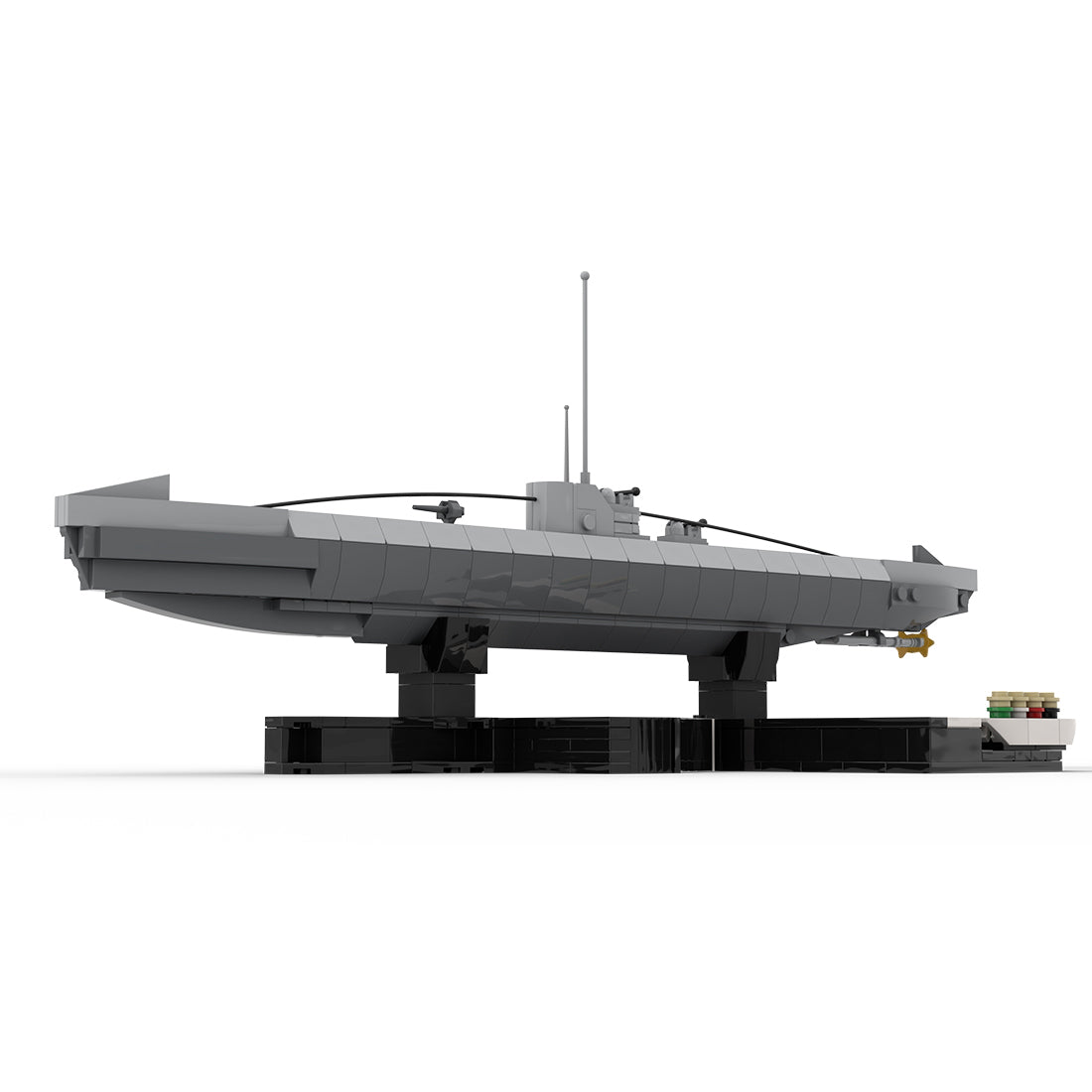 1/200 Scale German U - 156 WWII U - boat Klemmbausteine - LesDiy - Klemmbausteine