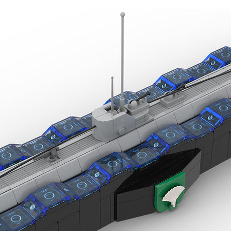 1/200 Scale German U - 505 WWII U - boat Klemmbausteine - LesDiy - Klemmbausteine