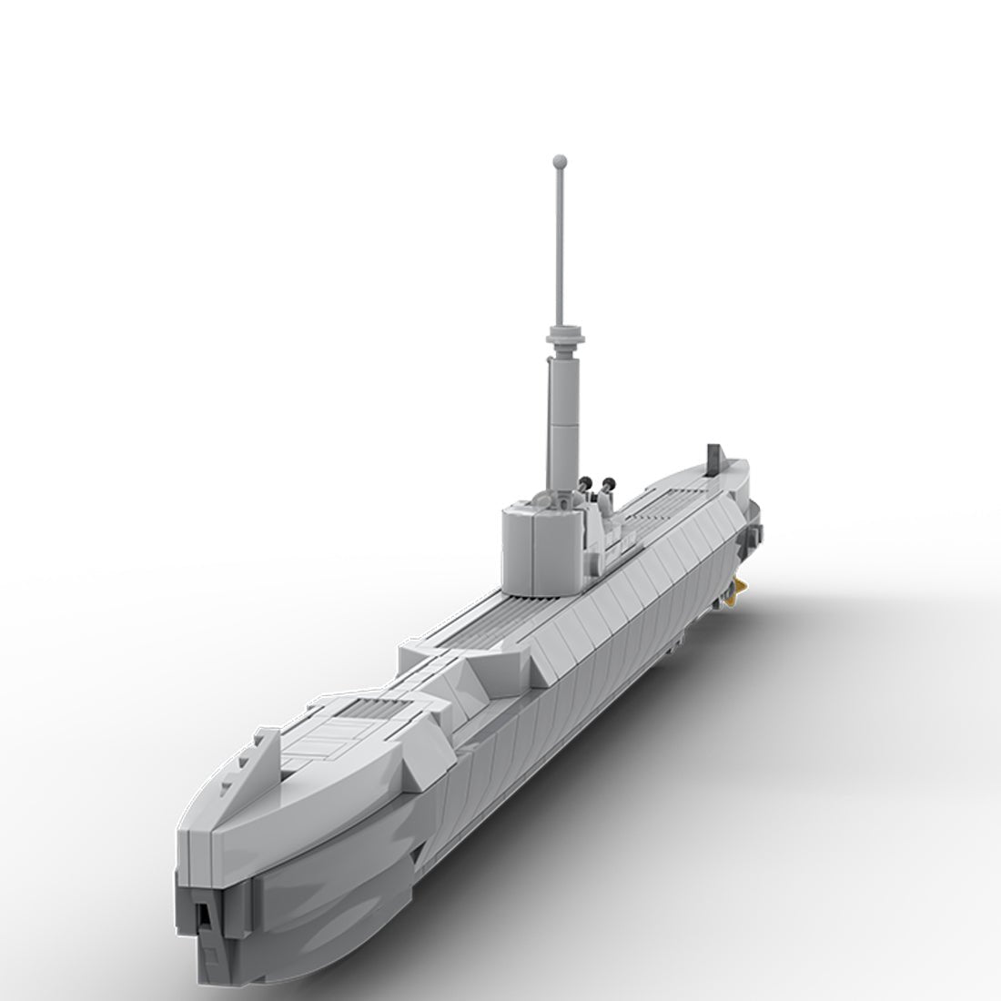 1/200 Scale German U - 864 WWII U - boat Klemmbausteine - LesDiy - Klemmbausteine