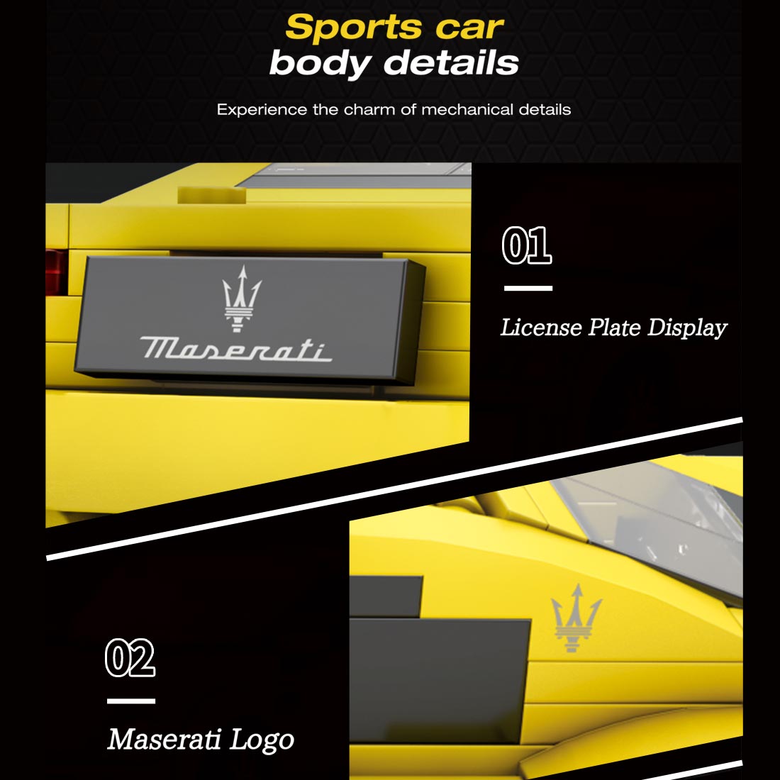 1/24 Scale 8 Studio Supercar Klemmbausteine - LesDiy - Klemmbausteine