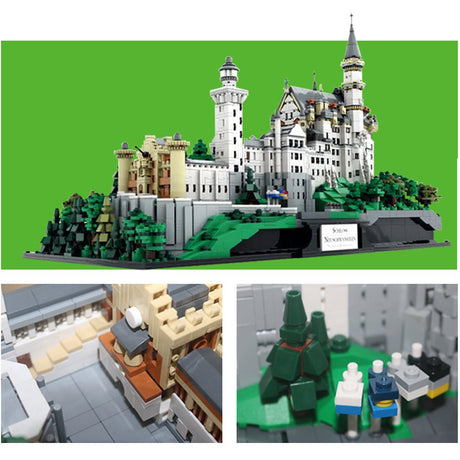 1/30 Scale German Neuschwanstein Castle Klemmbausteine - LesDiy - Klemmbausteine