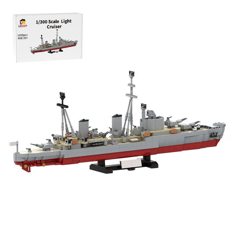 1/300 Scale Arethusa Class Light Cruiser Klemmbausteine - LesDiy - Klemmbausteine