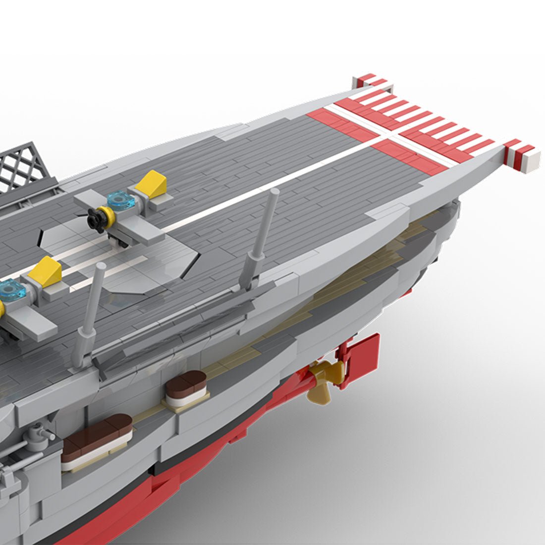 1/300 Scale German X - Class Manfred von Richthofen H - 39 Aircraft Carrier Klemmbausteine - LesDiy - Klemmbausteine