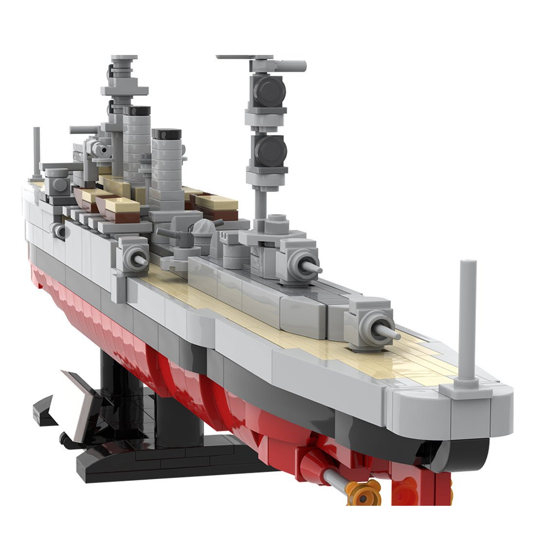 1/300 Scale Light Cruiser Klemmbausteine - LesDiy - Klemmbausteine