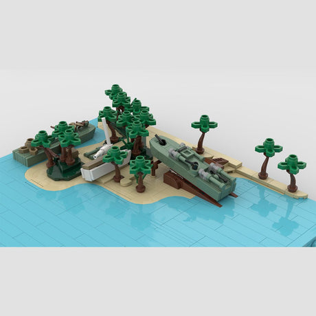 1/300 Scale Part A2 of U.S. Pacific PT Boat Klemmbausteine - LesDiy - Klemmbausteine