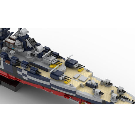 1/300 Scale WWII French Battleship Jean Bart Klemmbausteine - LesDiy - Klemmbausteine