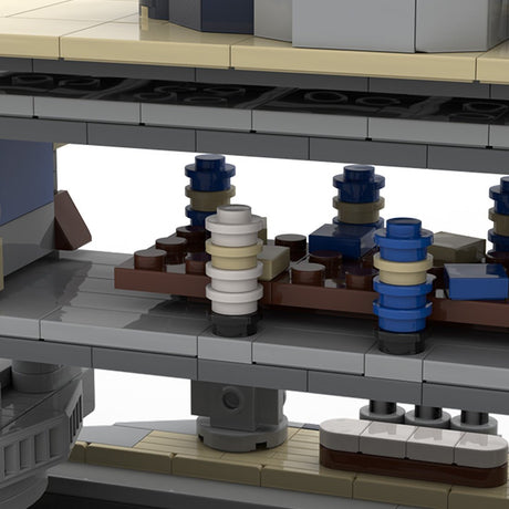 1/300 Scale WWII French Battleship Richelieu Klemmbausteine - LesDiy - Klemmbausteine