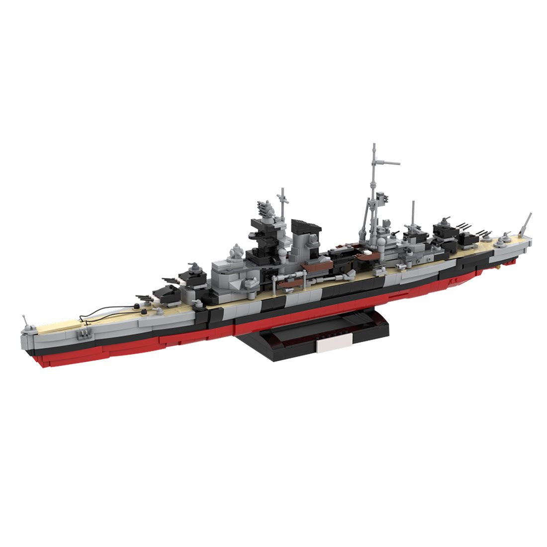 1/300 Scale WWII German Mainz Cruiser Klemmbausteine - LesDiy - Klemmbausteine