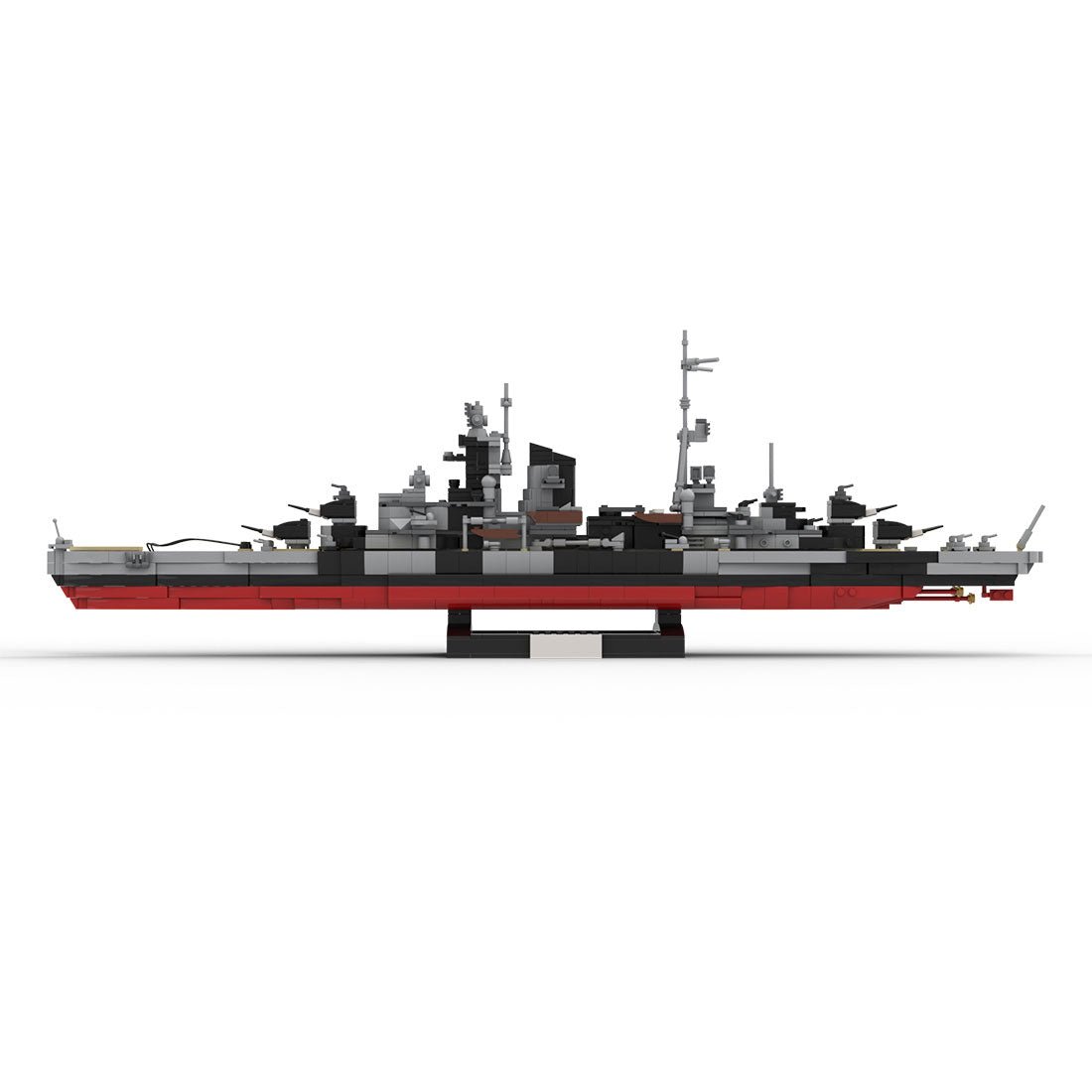 1/300 Scale WWII German Mainz Cruiser Klemmbausteine - LesDiy - Klemmbausteine