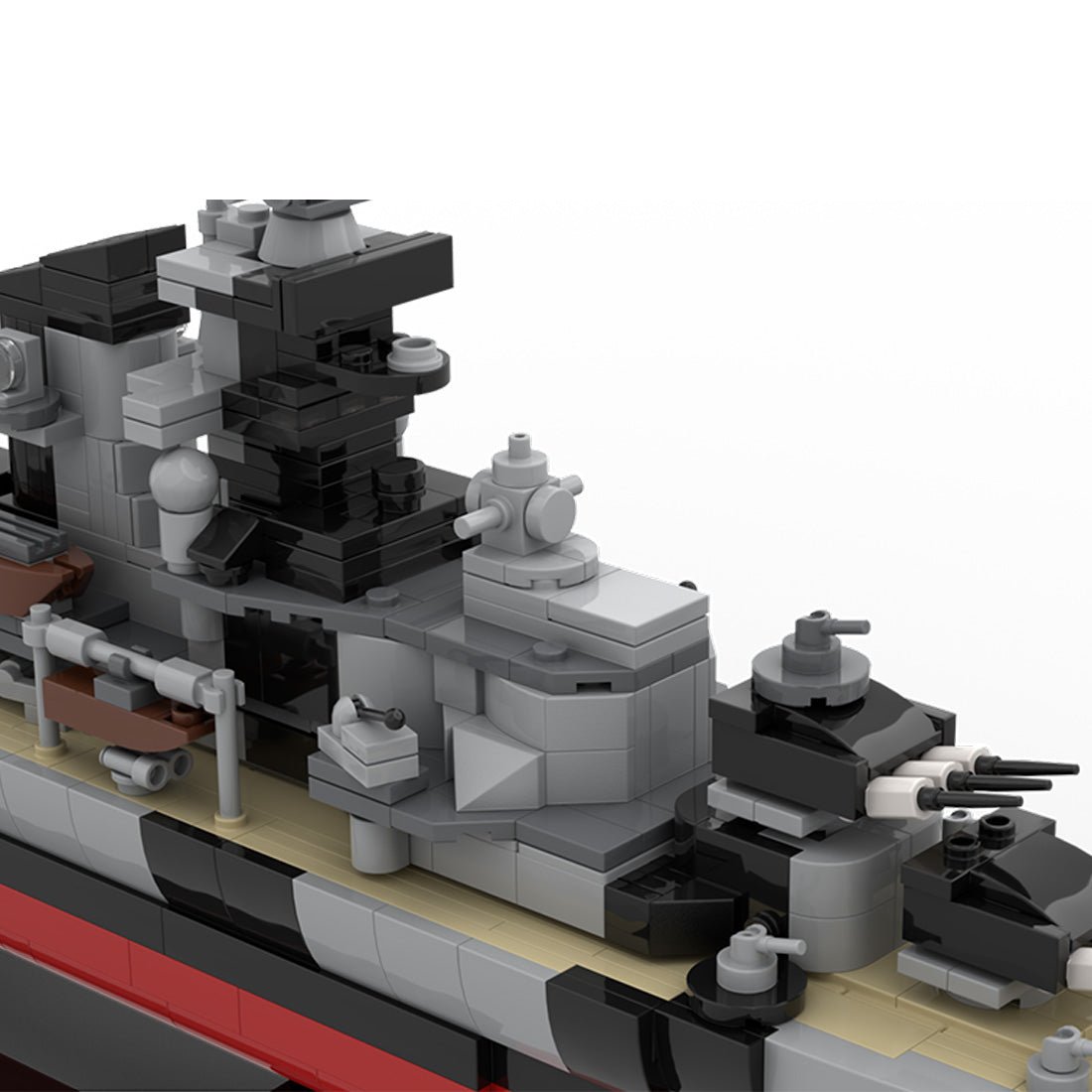 1/300 Scale WWII German Mainz Cruiser Klemmbausteine - LesDiy - Klemmbausteine