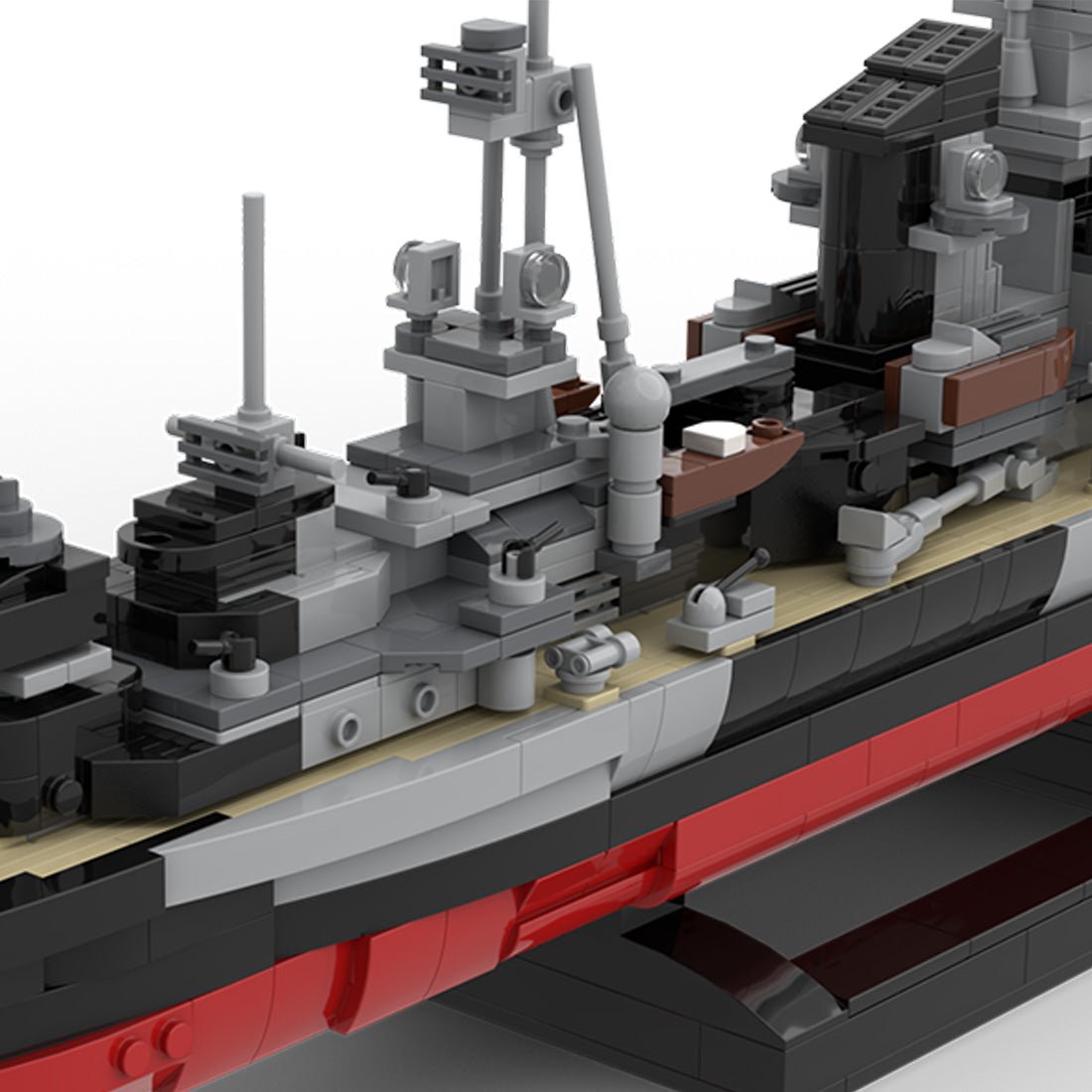 1/300 Scale WWII German Mainz Cruiser Klemmbausteine - LesDiy - Klemmbausteine