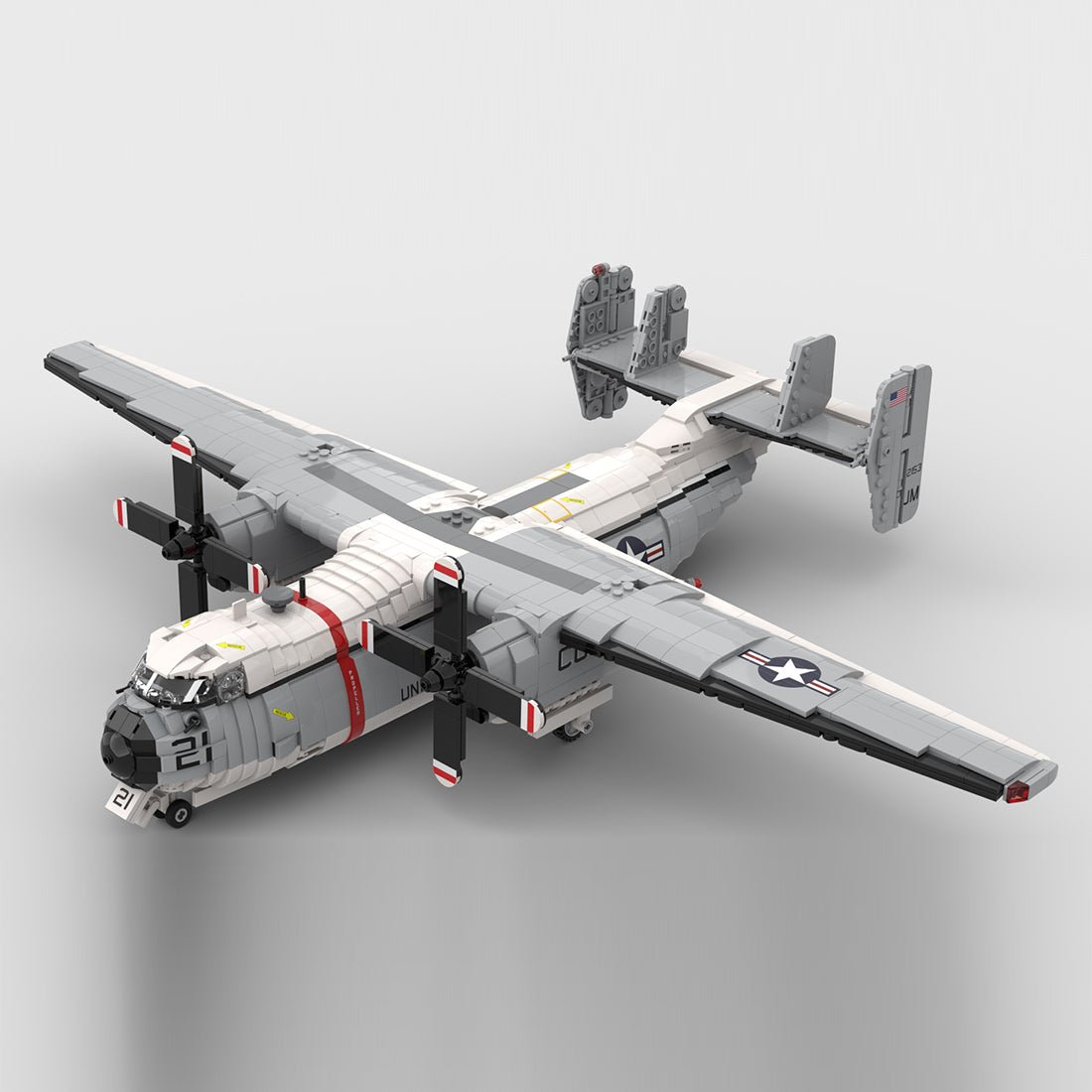 1/35 Scale US Military C - 2 Transport Aircraft Klemmbausteine - LesDiy - Klemmbausteine