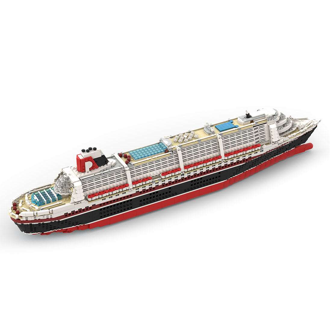 1:400 Das moderne Kreuzfahrtschiff „Poseidon“. - LesDiy - Klemmbausteine