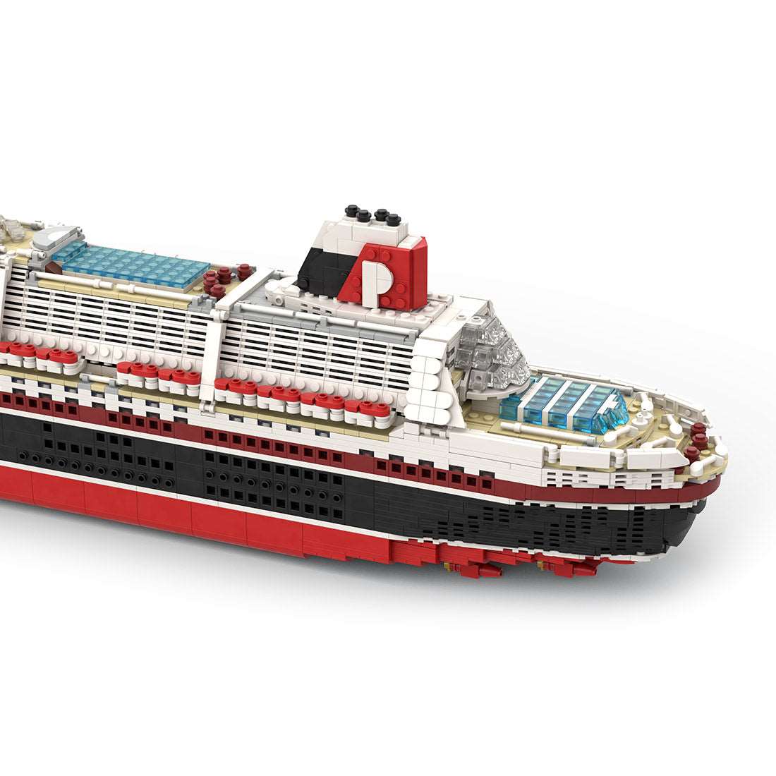 1:400 Das moderne Kreuzfahrtschiff „Poseidon“. - LesDiy - Klemmbausteine