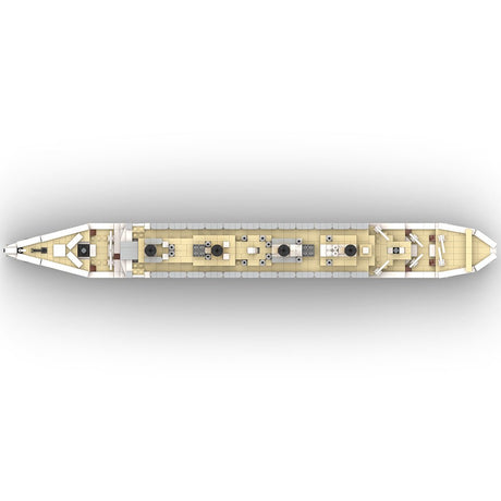 1/400 MOC - 57717 UCC RMS Olympia - Kreuzfahrtschiff Klemmbausteine - LesDiy - Klemmbausteine