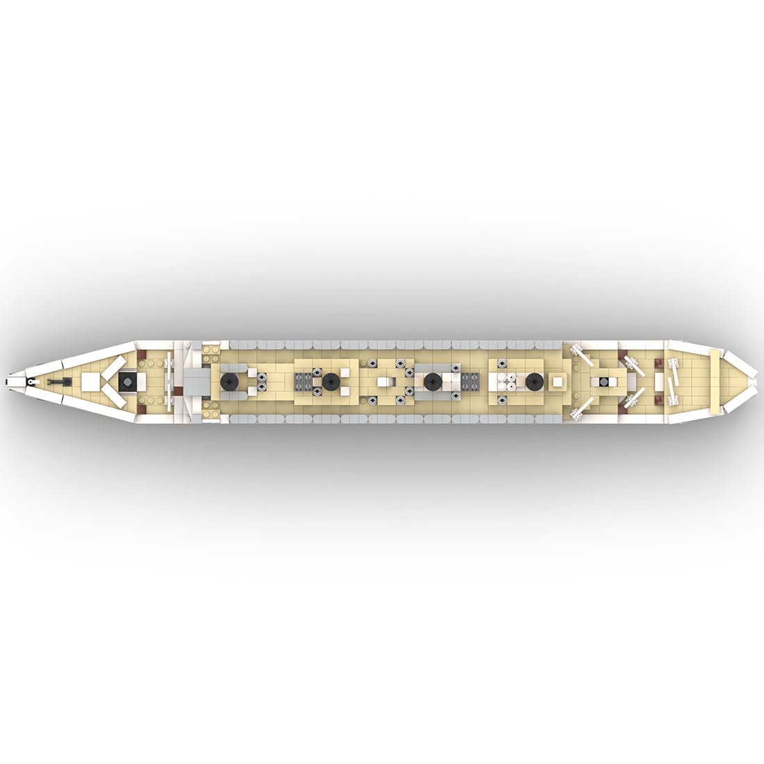 1/400 MOC - 57717 UCC RMS Olympia - Kreuzfahrtschiff Klemmbausteine - LesDiy - Klemmbausteine