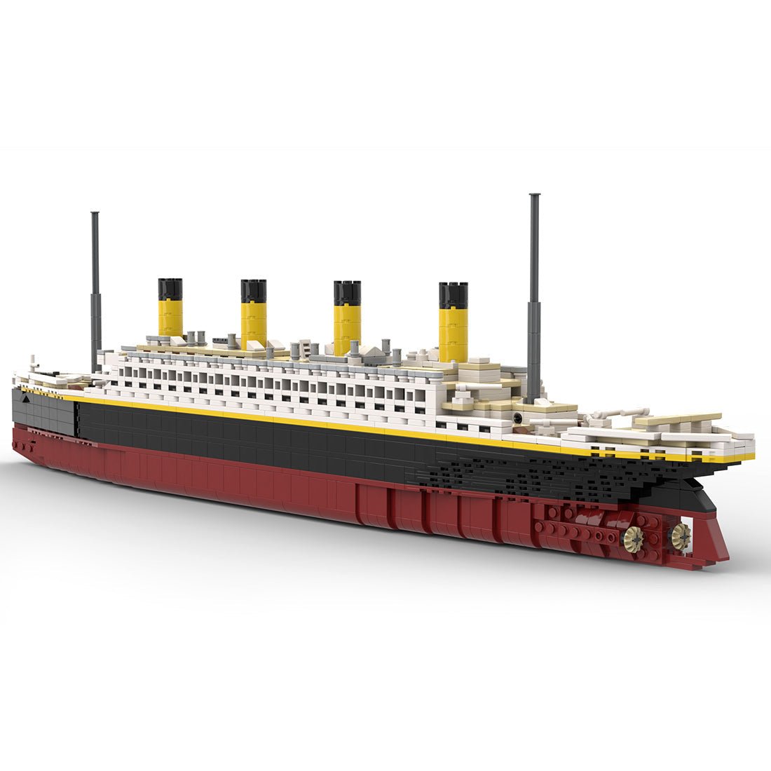 1/400 MOC - 57717 UCC RMS Olympia - Kreuzfahrtschiff Klemmbausteine - LesDiy - Klemmbausteine