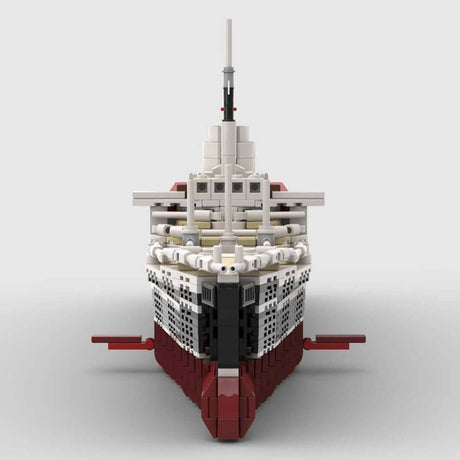 1/400 MOC - 71804 Andrea Doria Bausteine Schiff Klemmbausteine - LesDiy - Klemmbausteine