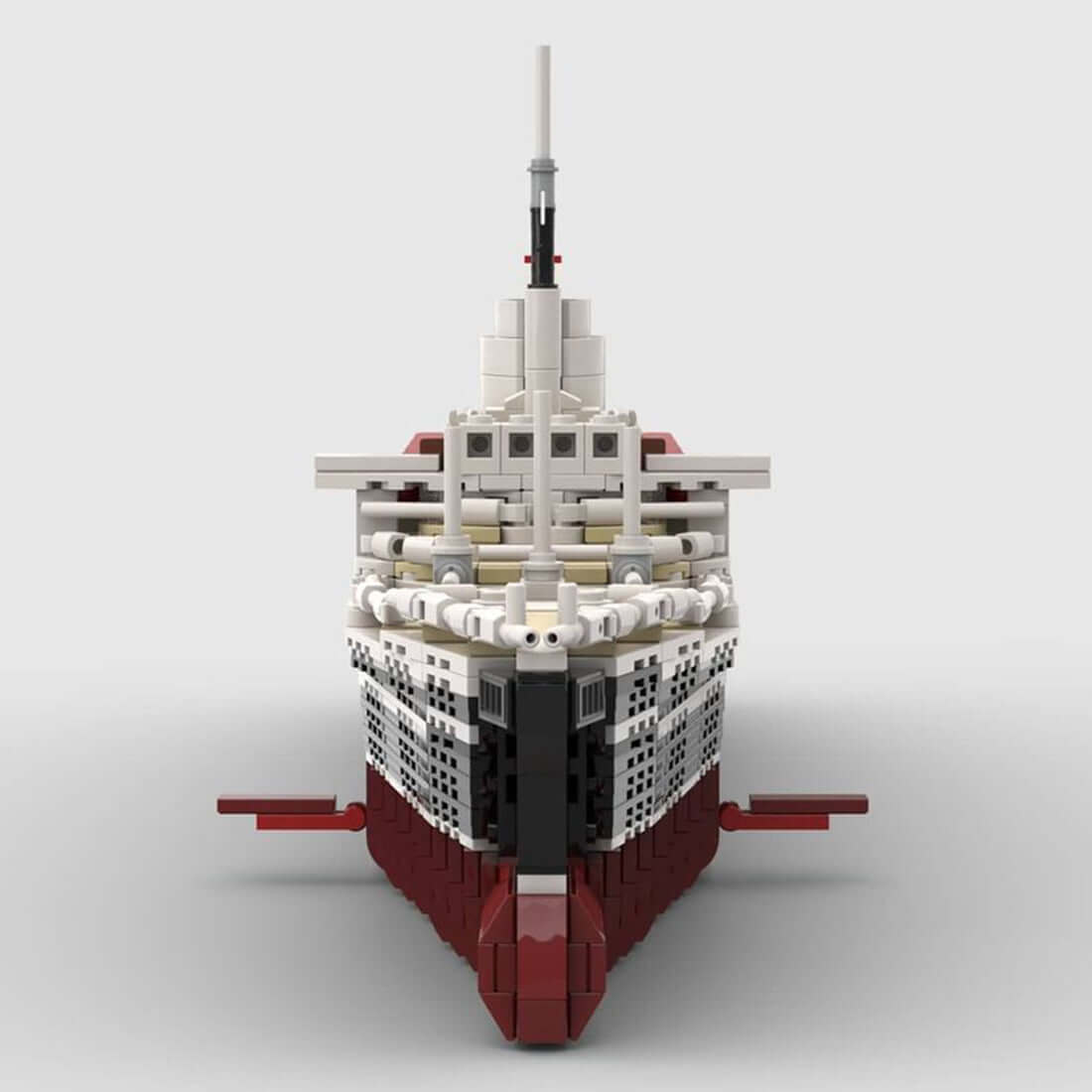 1/400 MOC - 71804 Andrea Doria Bausteine Schiff Klemmbausteine - LesDiy - Klemmbausteine