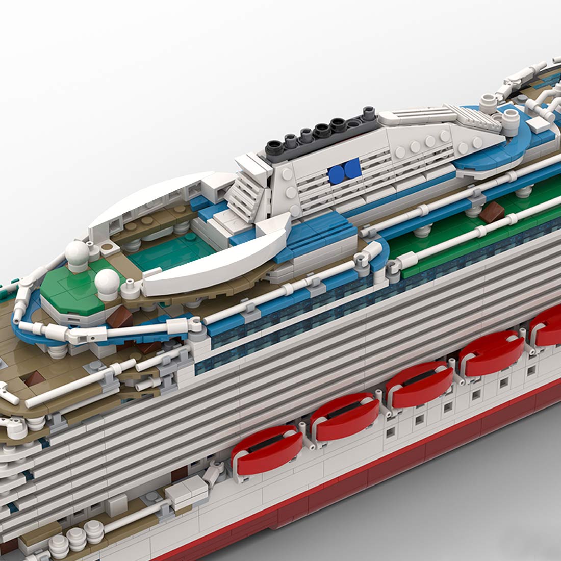 1/400 Scale Super Flagship Cruise Klemmbausteine - LesDiy - Klemmbausteine
