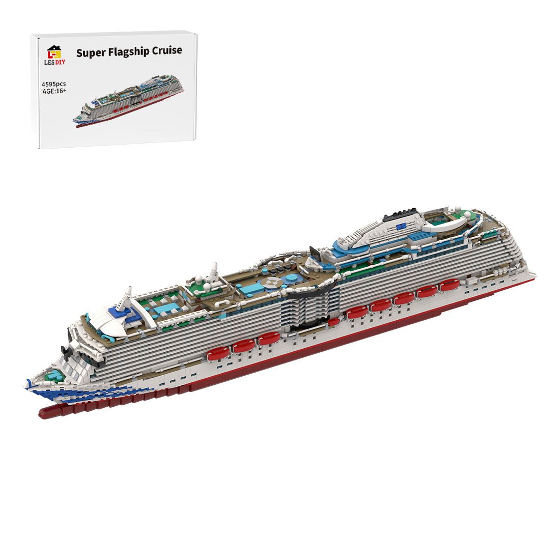 1/400 Scale Super Flagship Cruise Klemmbausteine - LesDiy - Klemmbausteine
