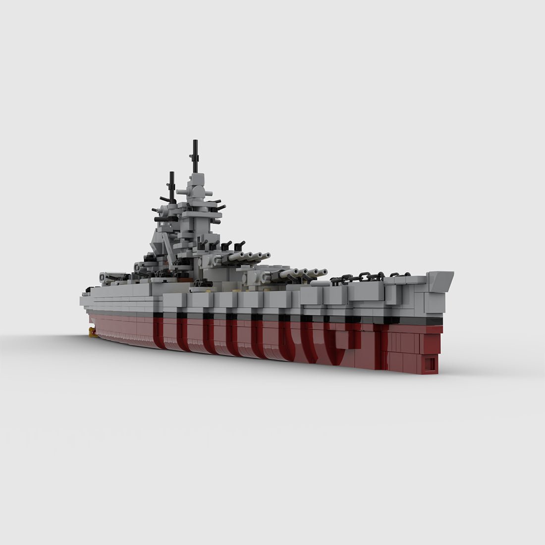 1/485 Scale French Battleship Richelieu Klemmbausteine - LesDiy - Klemmbausteine