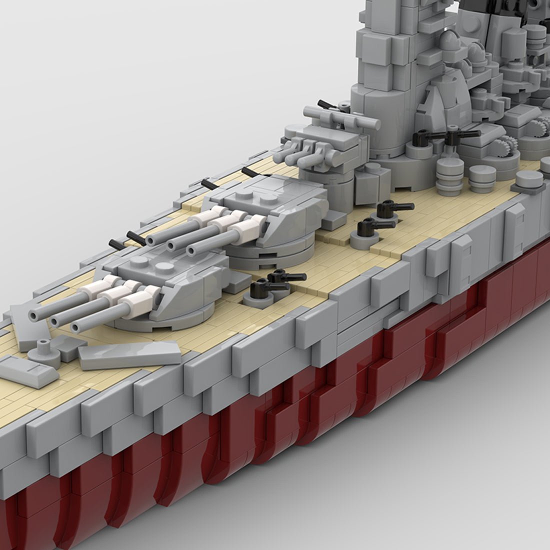 1:485 Scale Japanese Navy Yamato Battleship Klemmbausteine - LesDiy - Klemmbausteine