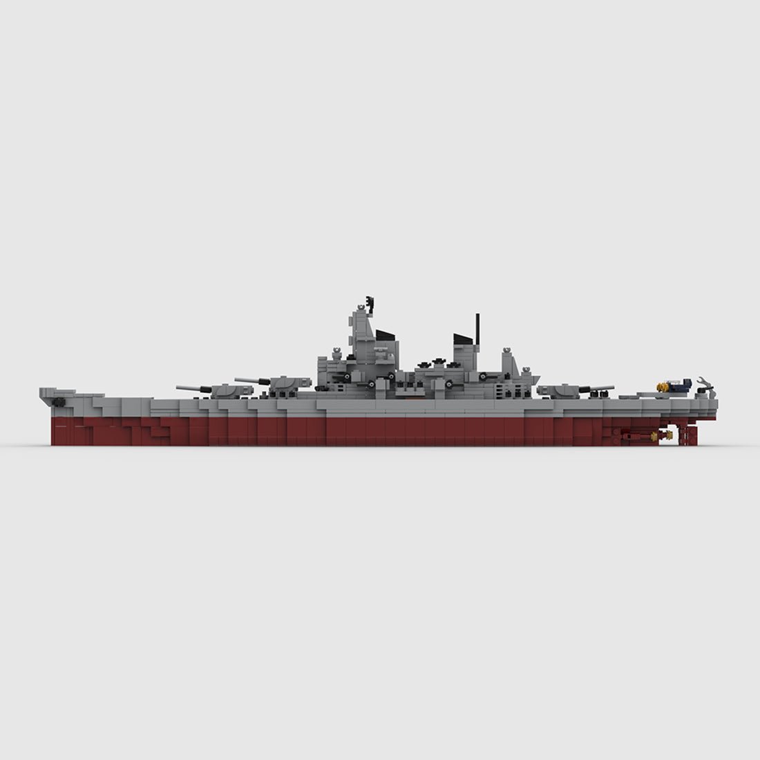 1/485 Scale USS Battleship Klemmbausteine - LesDiy - Klemmbausteine