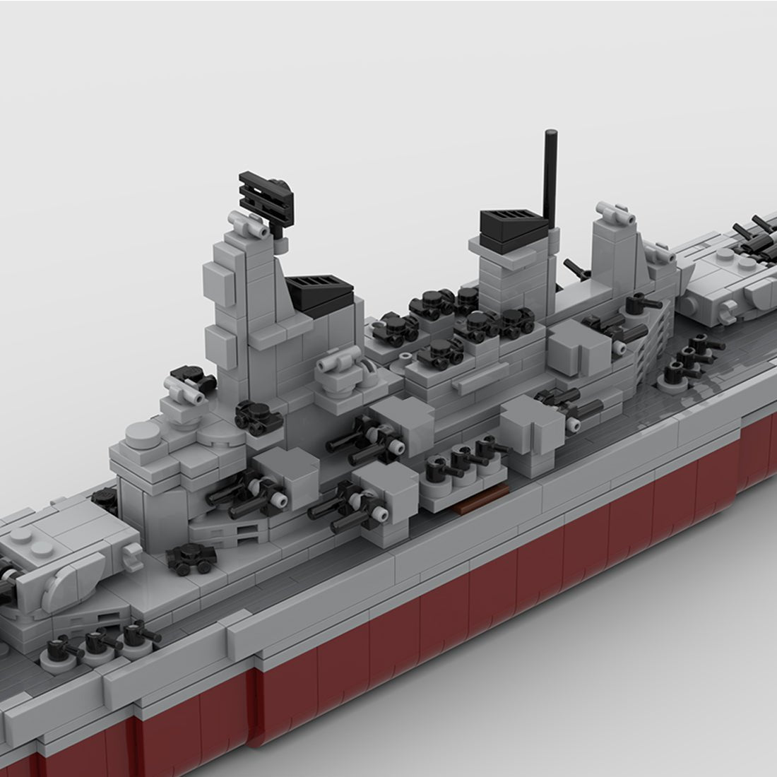 1/485 Scale USS Battleship Klemmbausteine - LesDiy - Klemmbausteine