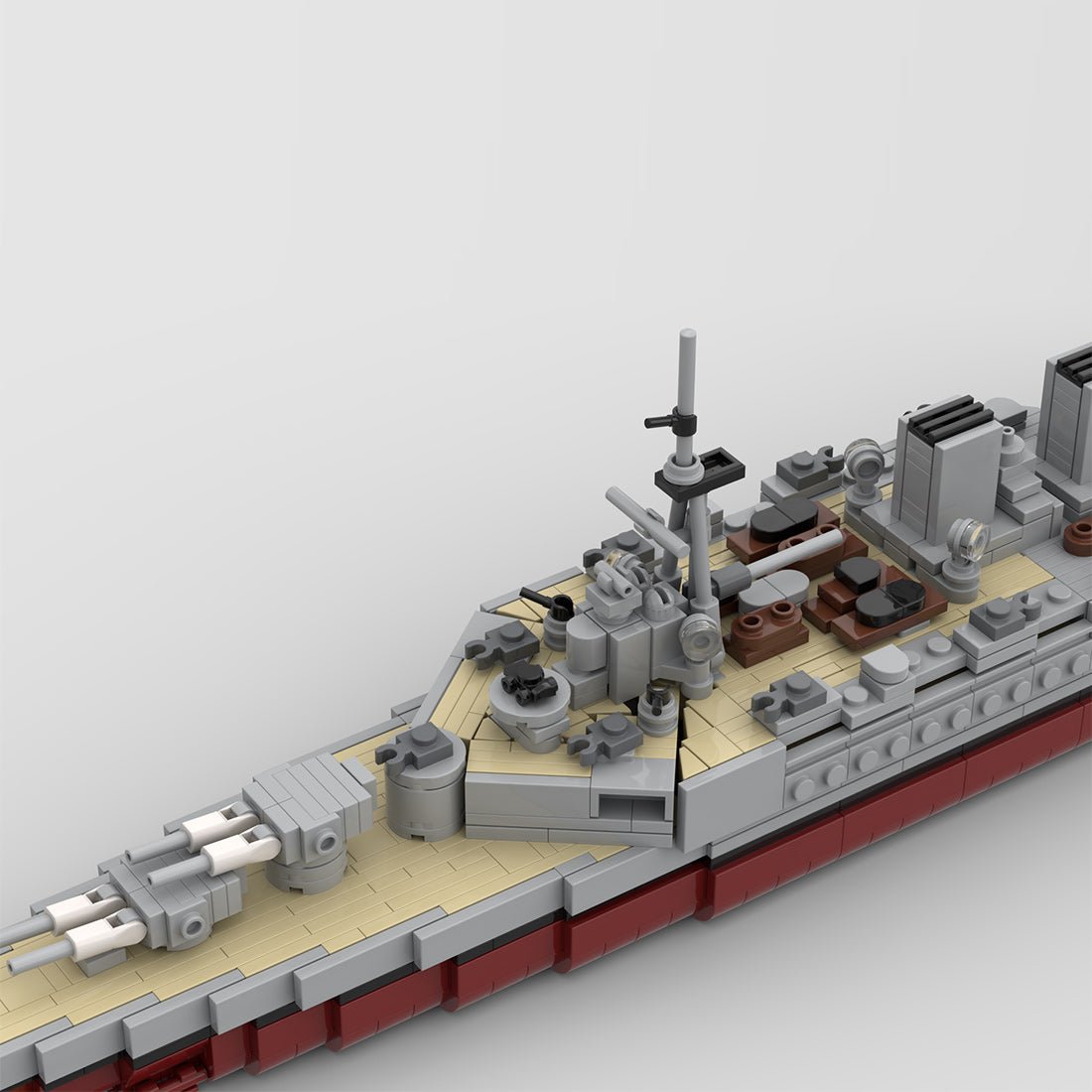 1/485 Scale WWII British Hood Battlecruiser Klemmbausteine - LesDiy - Klemmbausteine