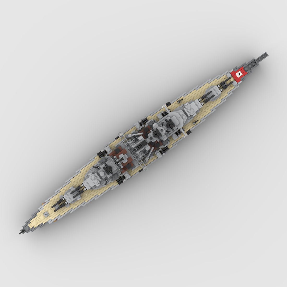 1/485 Scale WWII British Hood Battlecruiser Military Klemmbausteine - LesDiy - Klemmbausteine