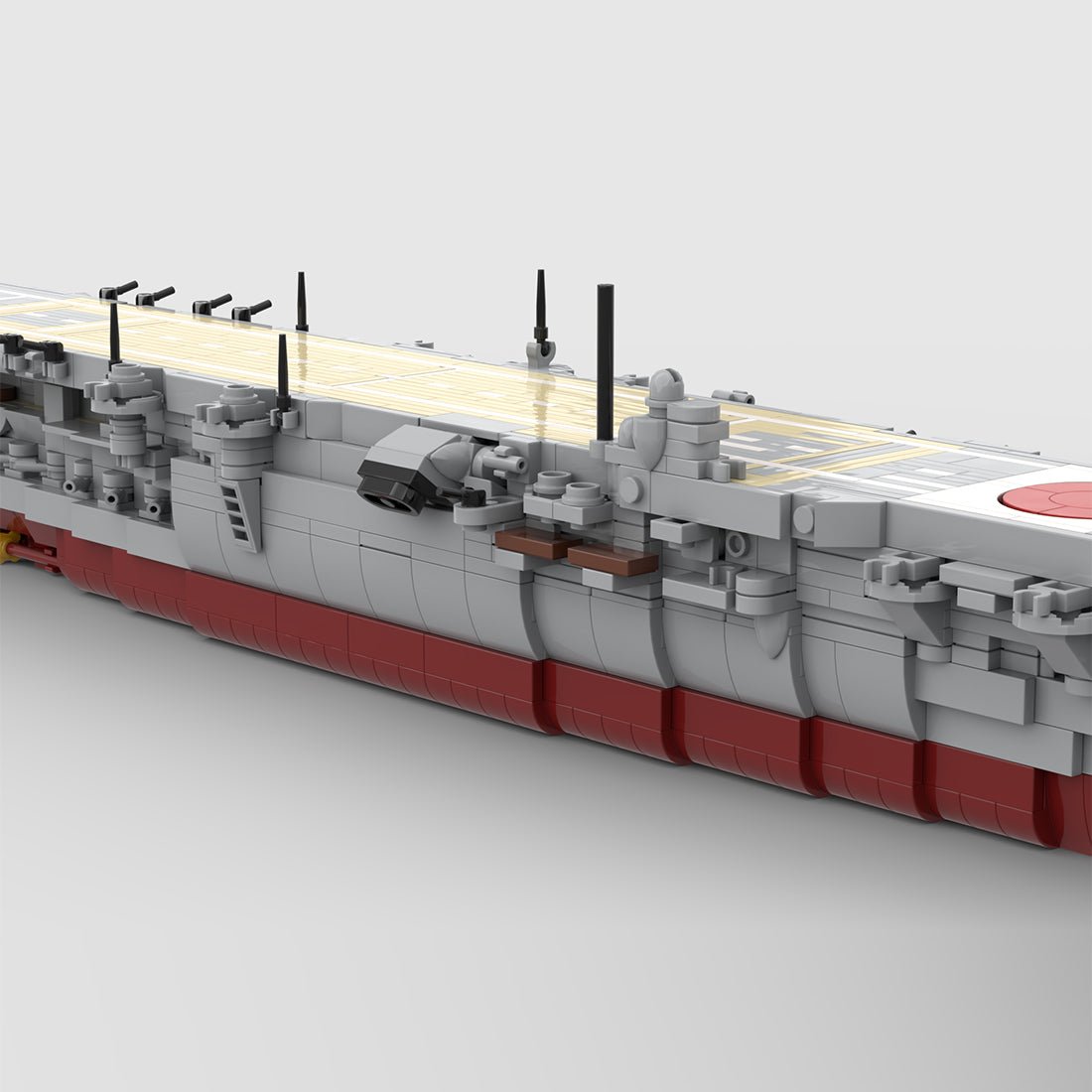 1/485 Scale WWII Japanese Navy Aircraft Carrier Kaga Klemmbausteine - LesDiy - Klemmbausteine