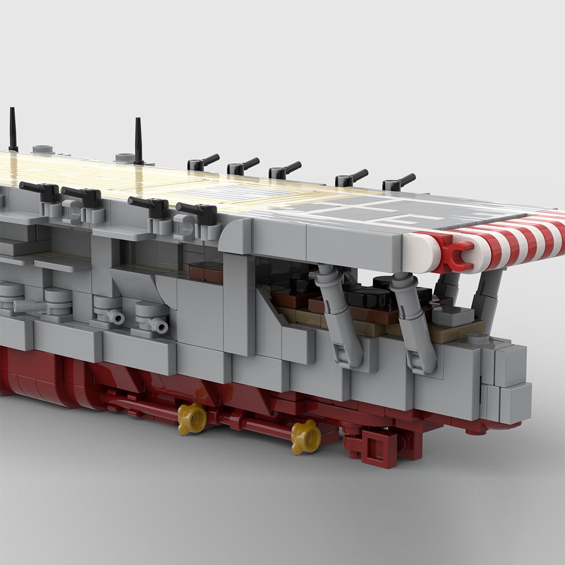 1/485 Scale WWII Japanese Navy Aircraft Carrier Kaga Klemmbausteine - LesDiy - Klemmbausteine