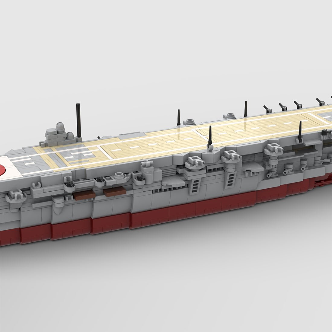1/485 Scale WWII Japanese Navy Aircraft Carrier Kaga Klemmbausteine - LesDiy - Klemmbausteine