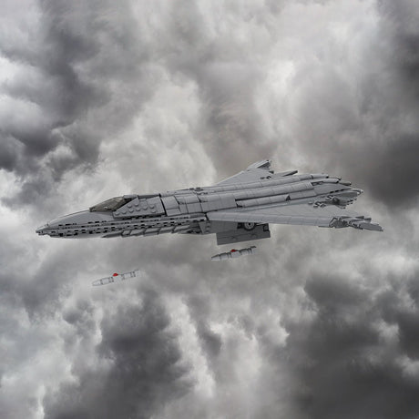 1/60 Scale sixth - generation Aircraft J - 50 Military Klemmbausteine - LesDiy - Klemmbausteine