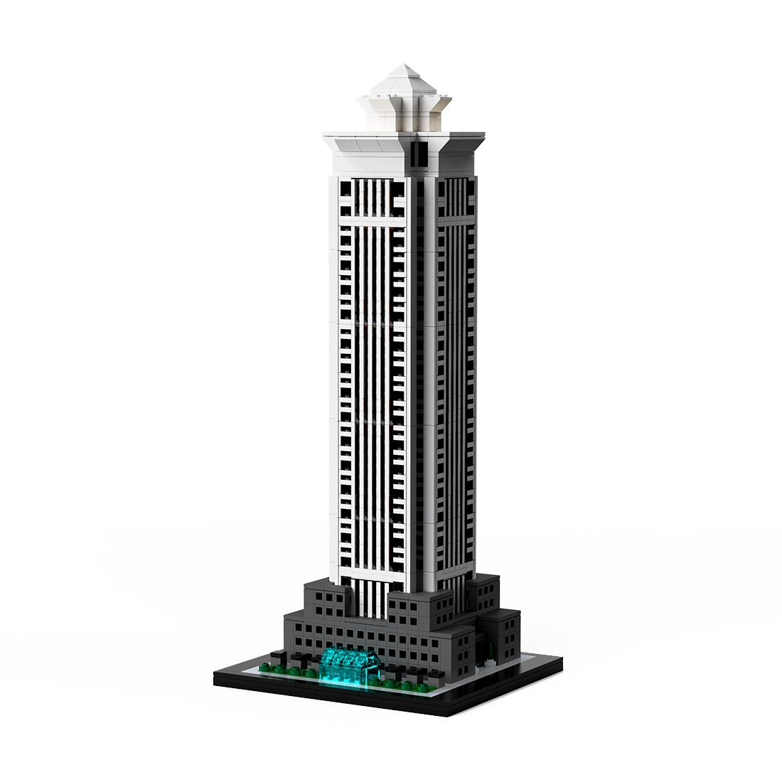 1/630 Scale BNY Mellon Center Klemmbausteine - LesDiy - Klemmbausteine