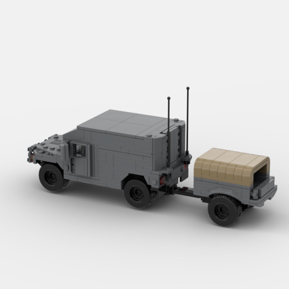 Urbaner HUMVEE 11 Militärfahrzeug Klemmbausteine