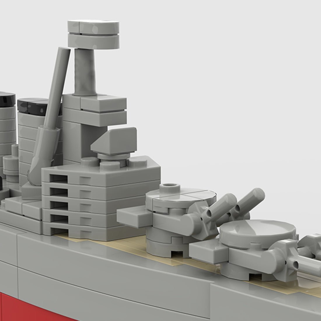 1/700 Scale Hood Cruiser Klemmbausteine - LesDiy - Klemmbausteine