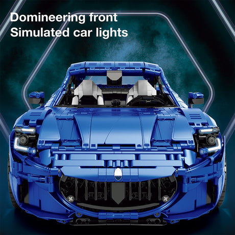 1/8 Scale Luxury Supercar Klemmbausteine - LesDiy - Klemmbausteine