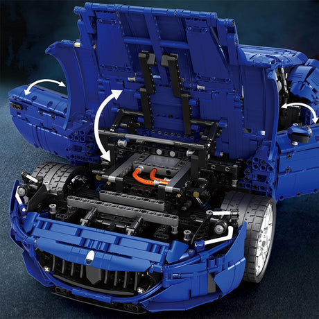 1/8 Scale Luxury Supercar Klemmbausteine - LesDiy - Klemmbausteine