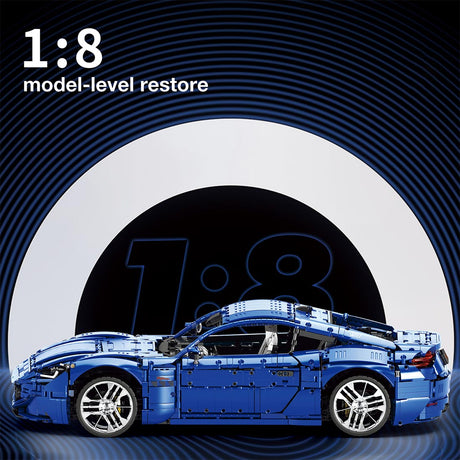 1/8 Scale Luxury Supercar Klemmbausteine - LesDiy - Klemmbausteine