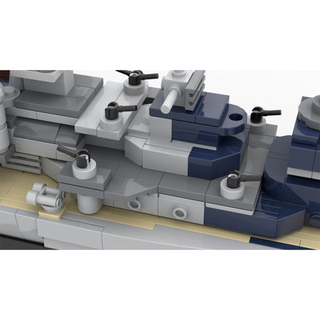 2 in 1 German Heavy Cruiser Mainz - Scale 1:300 Klemmbausteine - LesDiy - Klemmbausteine