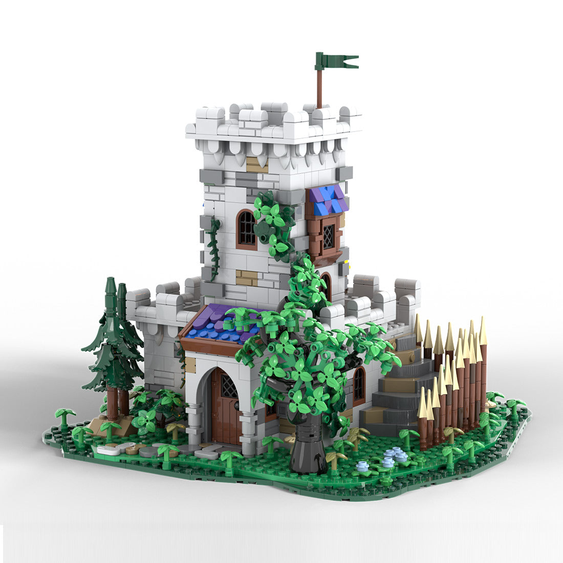 MOC-228153 Medieval Tower Klemmbausteine