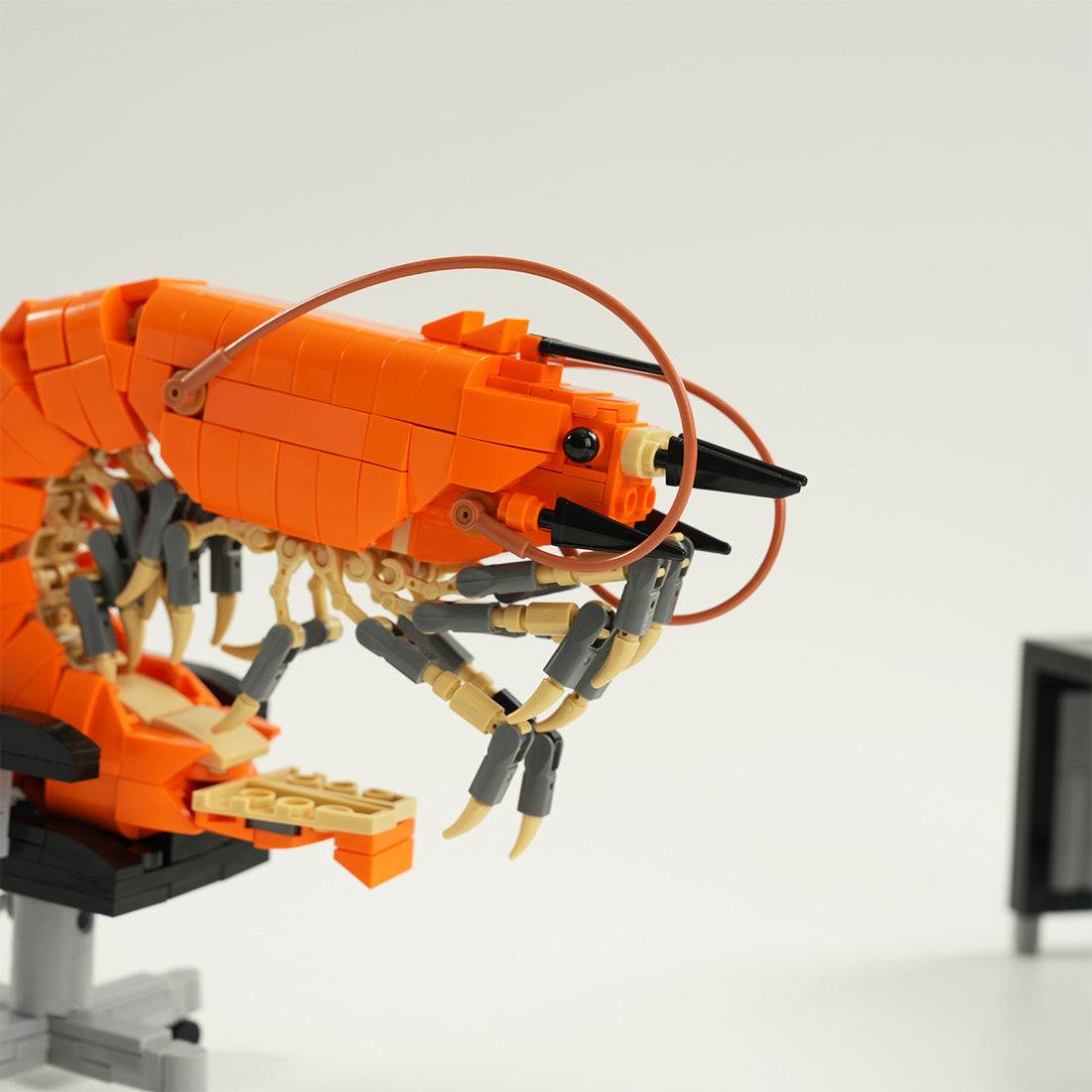 Office Working Shrimp Klemmbausteine