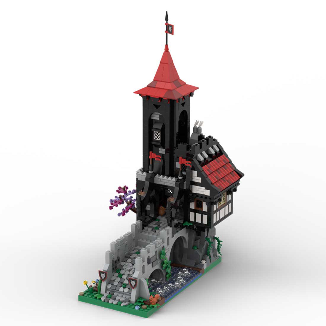 MOC-177039 Wolfpack River Fort Clamp Building Blocks