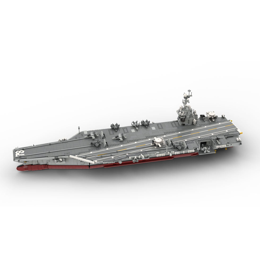 MOC-192566 CVN-78 Gerald R. Ford | Aircraft Carrier - 1:300 Scale klemmbausteine