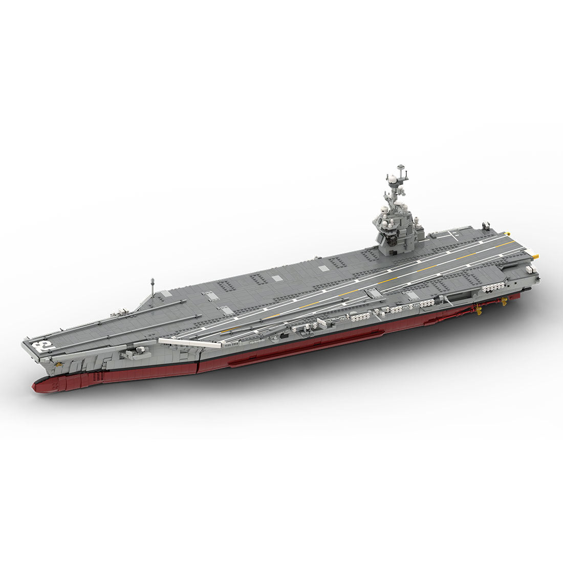 MOC-192566 CVN-78 Gerald R. Ford | Aircraft Carrier - 1:300 Scale klemmbausteine