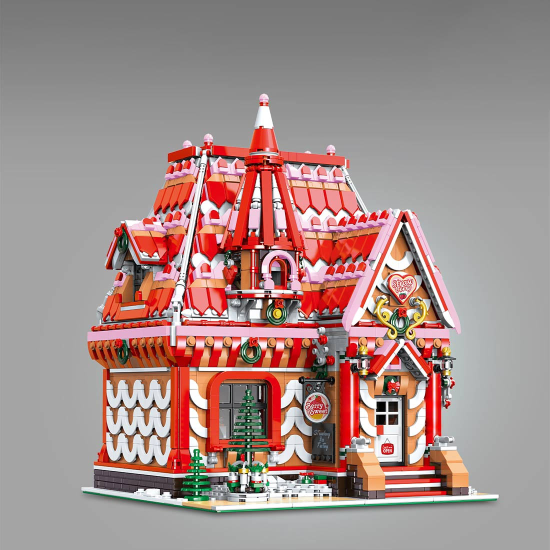 Workshop zum winterlichen Erdbeerdessert Klemmbausteine