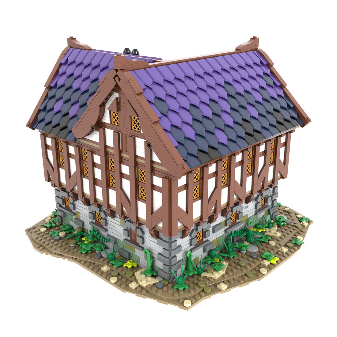 MOC-202047 Medieval tavern & inn Klemmbausteine